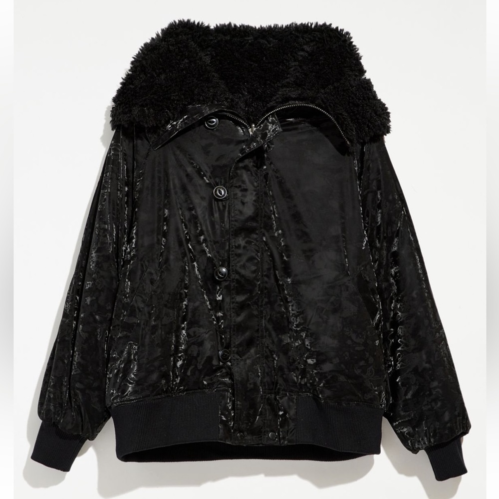 NWT Fried Rice NYC black reverse jacket - Small